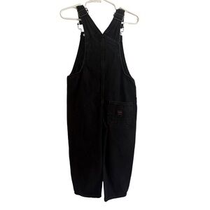 Boys Zara black denim overalls